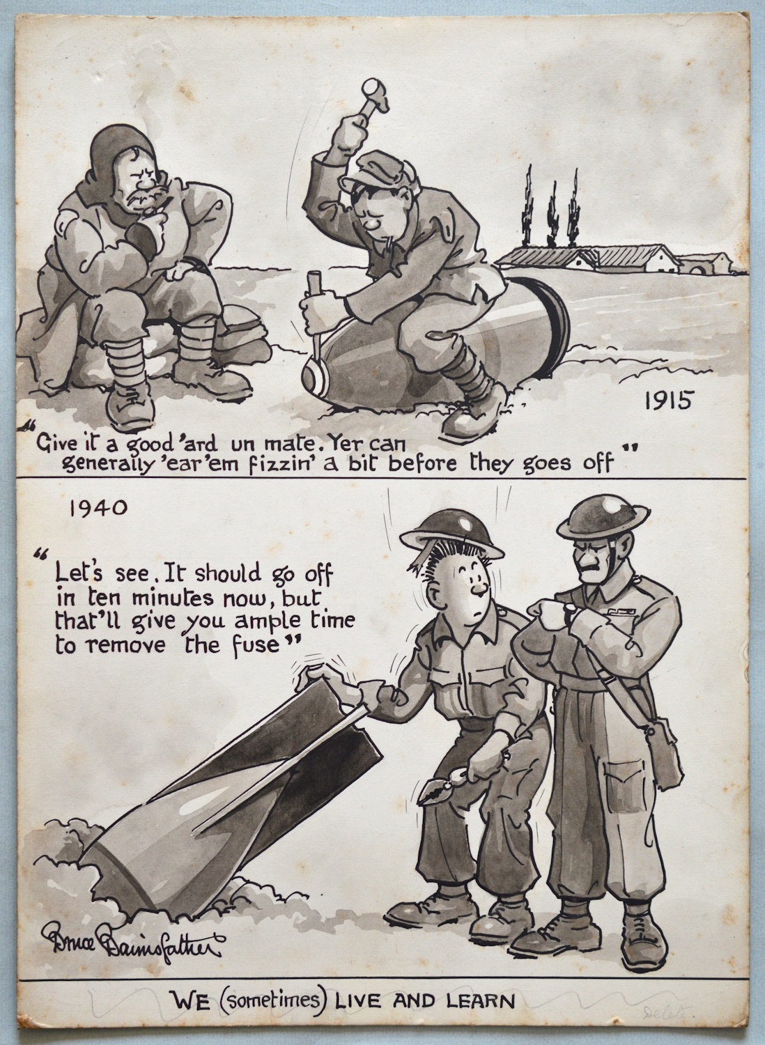 Bruce Bairnsfather – We (sometimes) Live and Learn