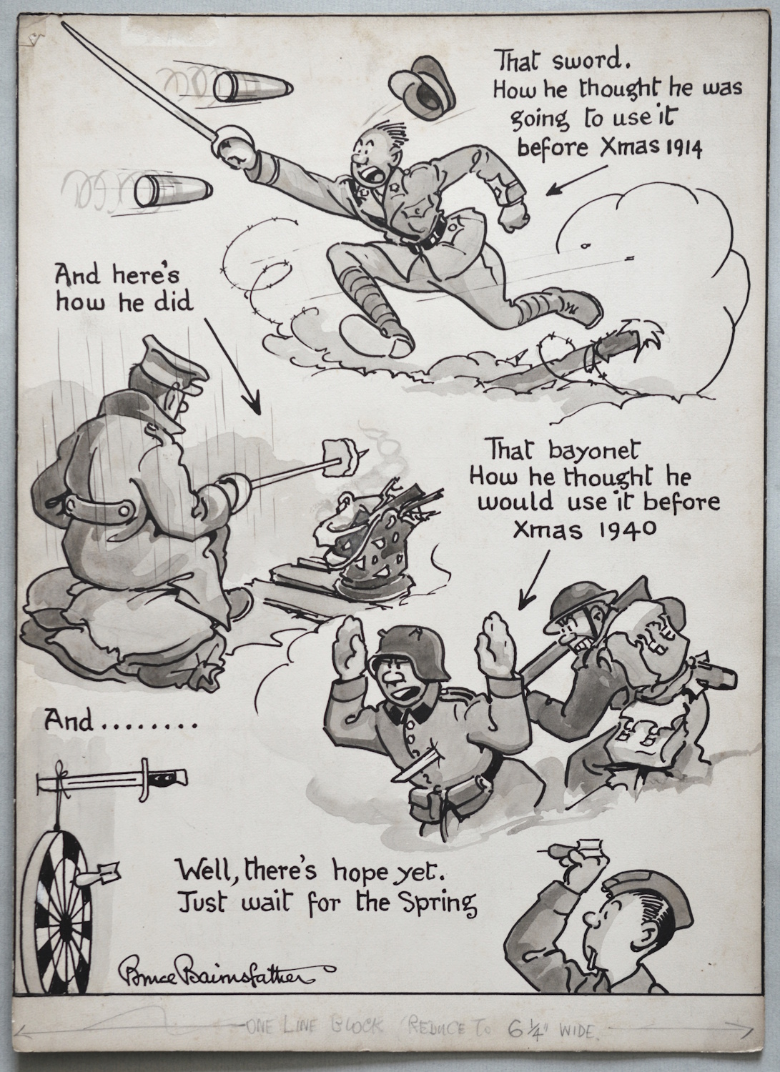 Bruce Bairnsfather – The Sword and The Bayonet