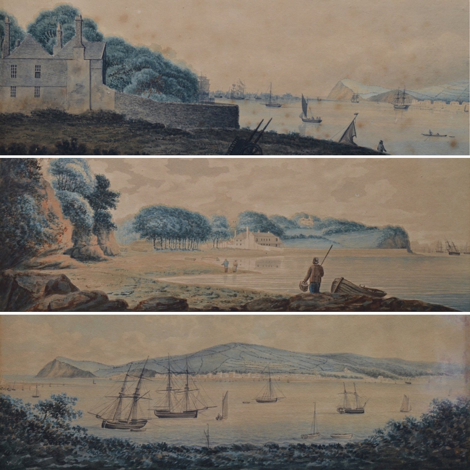 William Pidsley (early c19th) – Views of Teignmouth and Shaldon, Devon