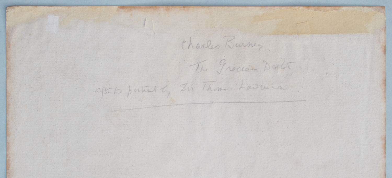 Edward Francis Burney – Portrait of Charles Burney D.D. No.2 - Image 6