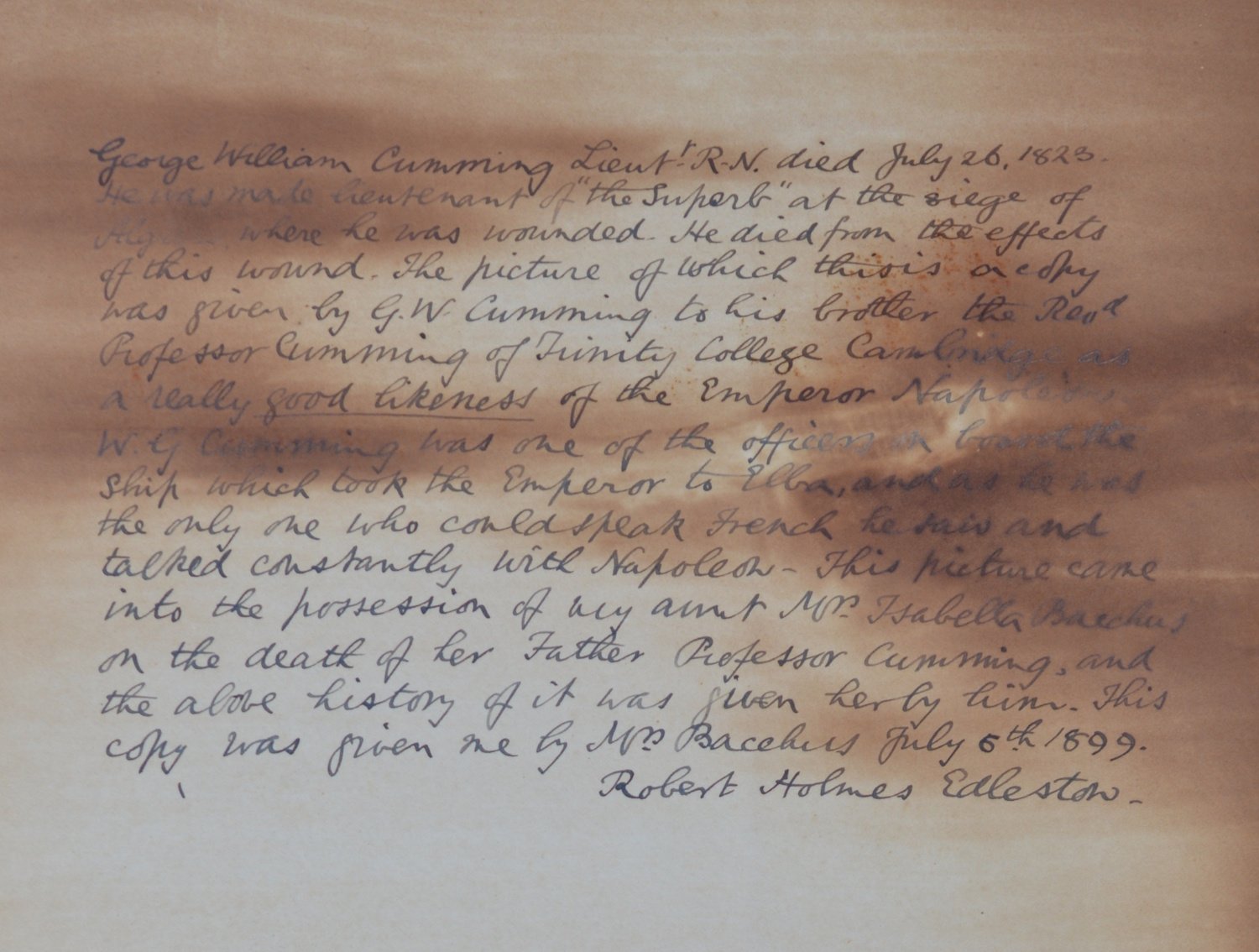 Platinotype print - Emperor Napoleon - Image 4