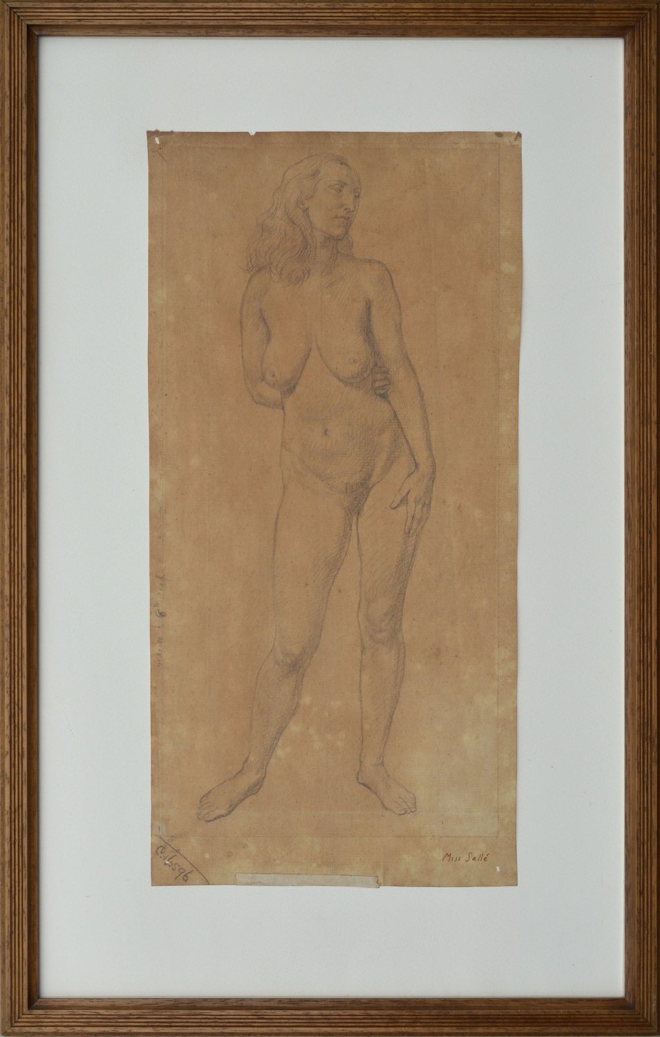 Professor Randolph Schwabe – Study of Miss Sallé, A Female Nude