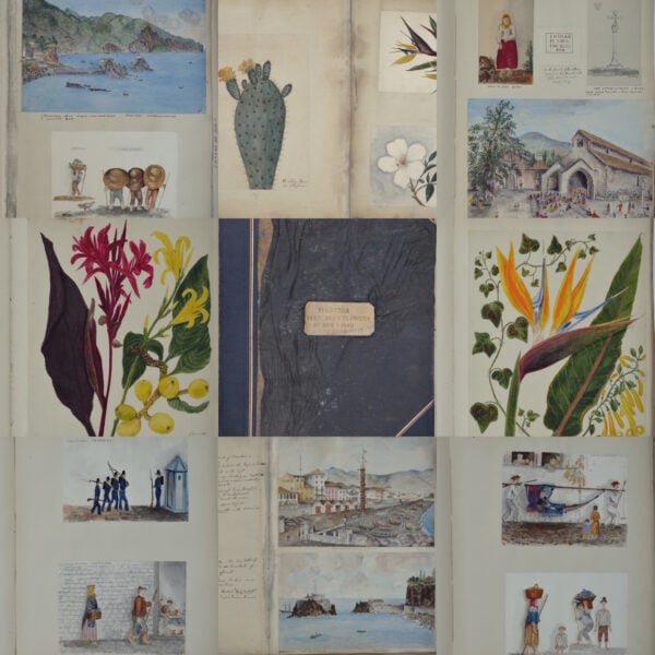Album Containing 122 Watercolour Sketches of Madeira 1883-4