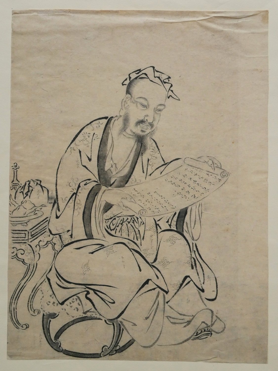 Japanese School, (Edo period, circa 1830-50 or earlier) – Portrait of Hua Tuo