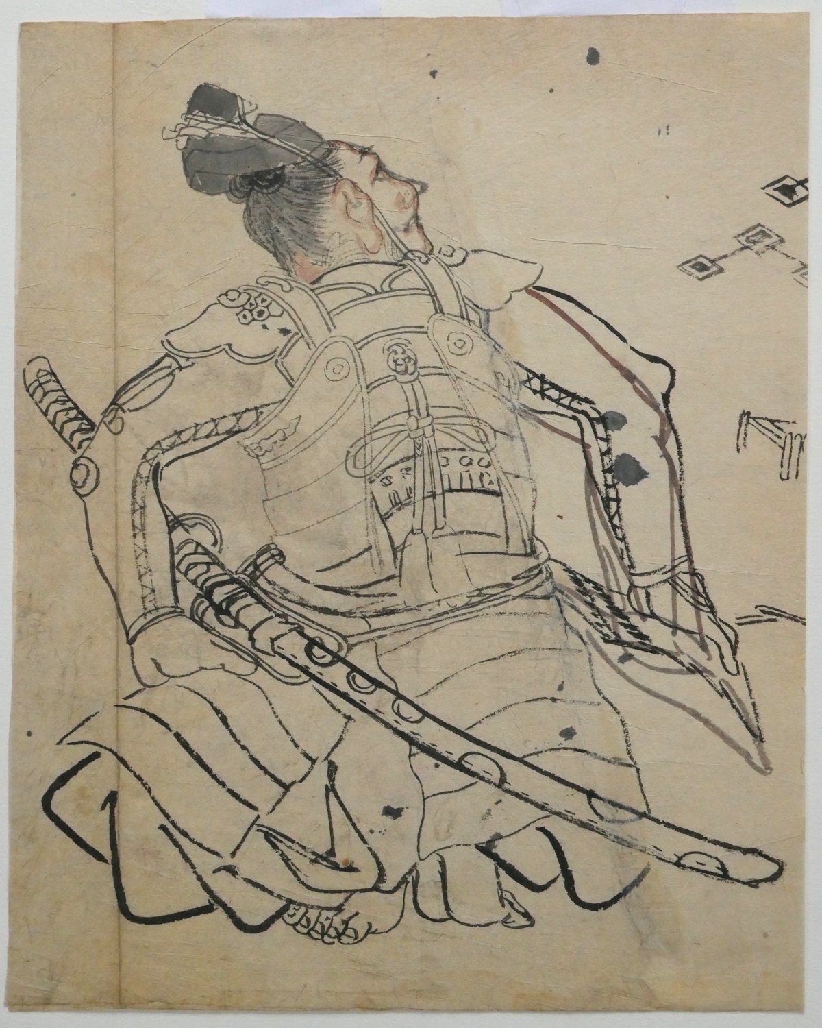 Japanese School, (Edo period, circa 1830-50) – Samurai Warrior Kneeling