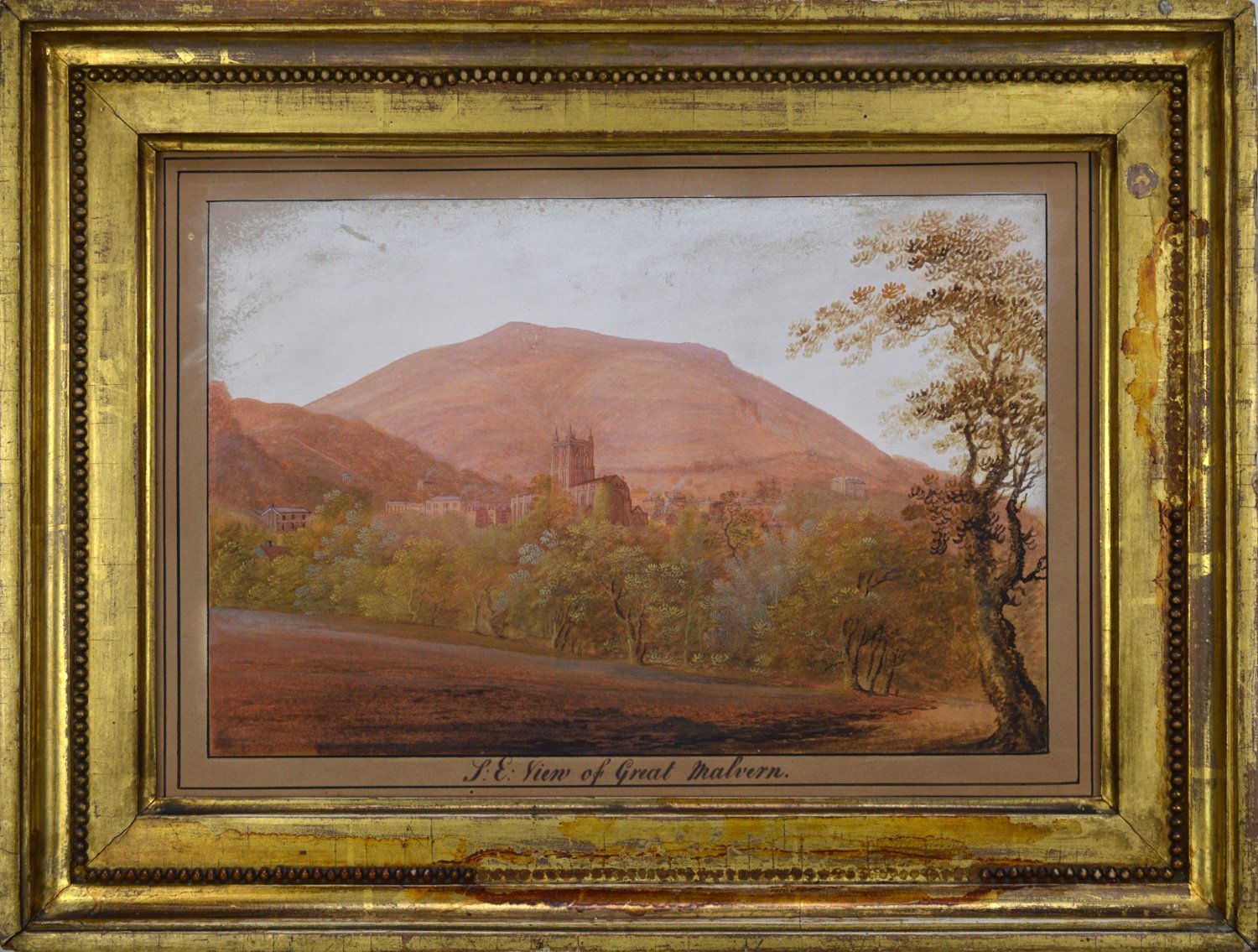 John Laporte – Attributed – S.E. View of Great Malvern
