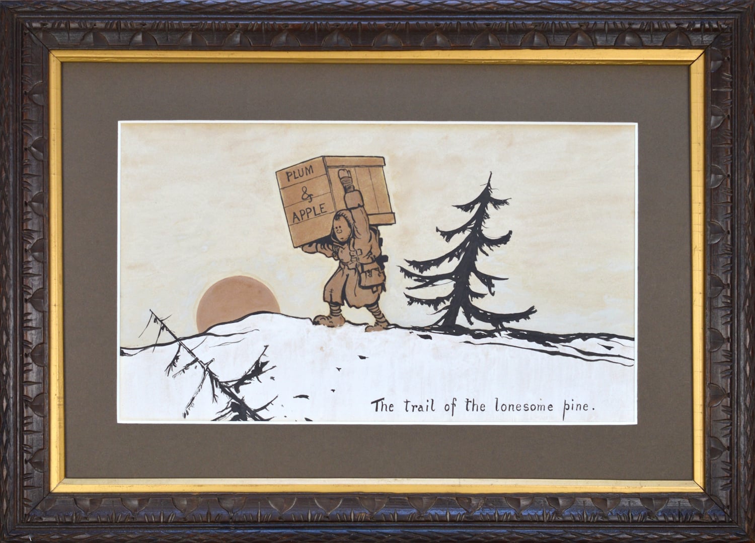 Bruce Bairnsfather – ‘The Trail of the Lonesome Pine’