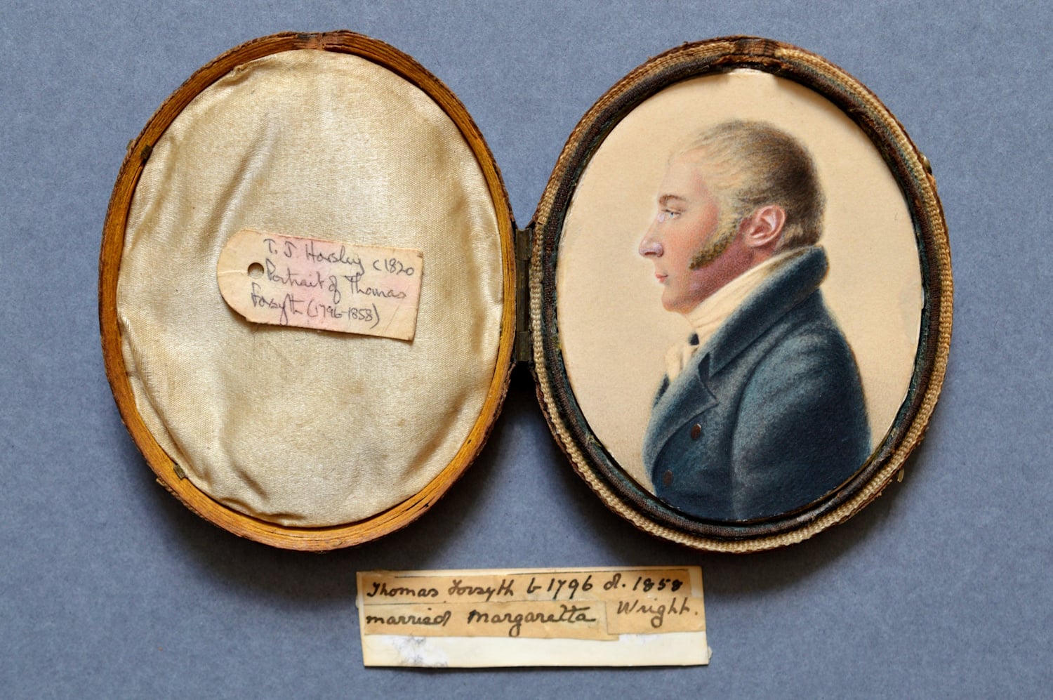 Thomas John Horsley - Portrait of Thomas Forsyth c1820 - Image 3