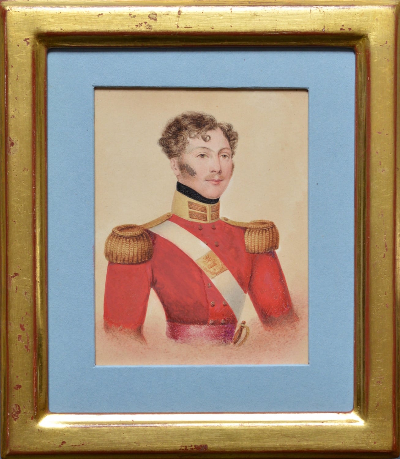 British School (c1829/30) – Officer of the Staffordshire 80th Regiment of Foot